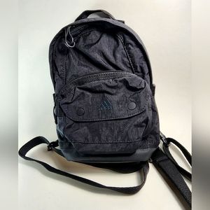 Adidas black mini backpack